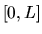 $[0,L]$